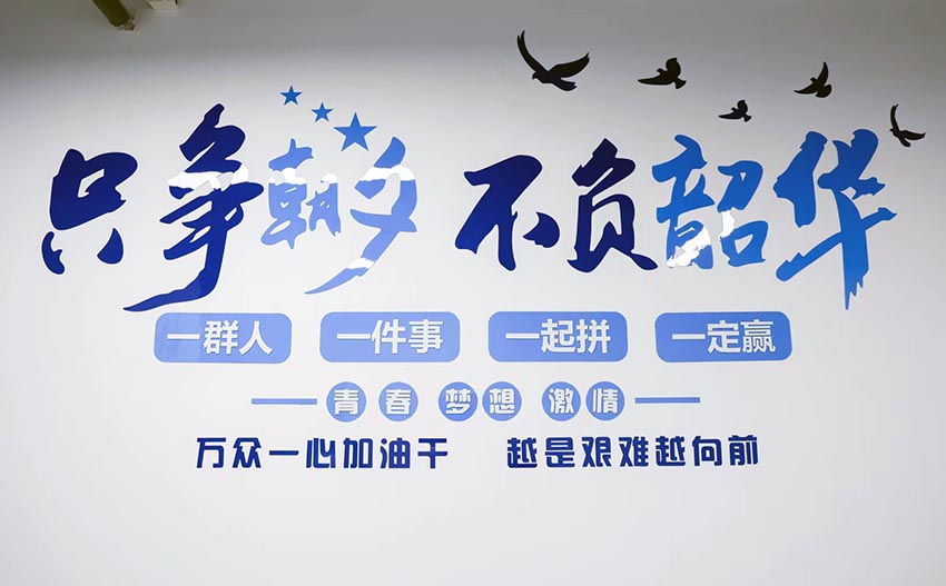 廈門巨鷺集團財務公司文化背景墻圖片