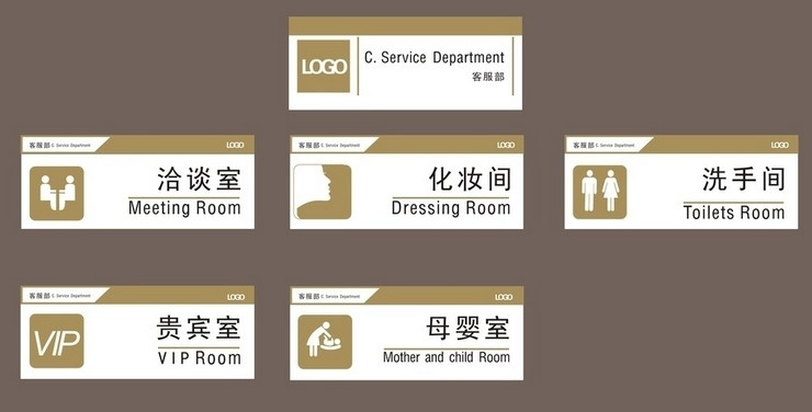  辦公室門牌