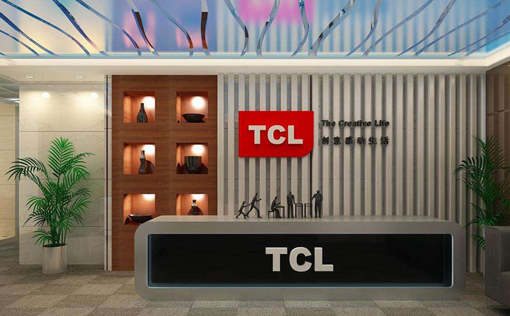 廈門TCL企業(yè)形象墻效果圖片
