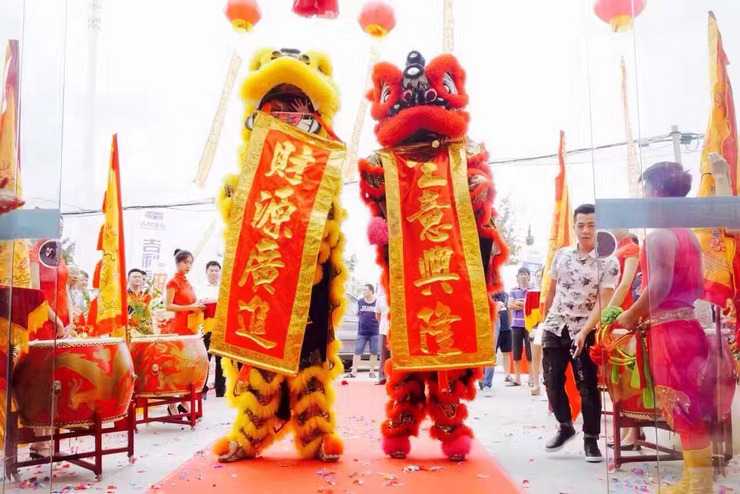 廈門慶典公司舞獅點睛