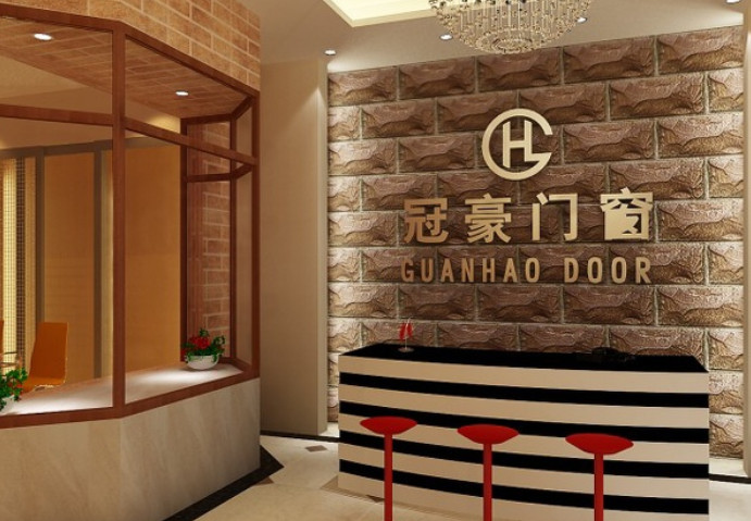 建材企業形象墻設計制作