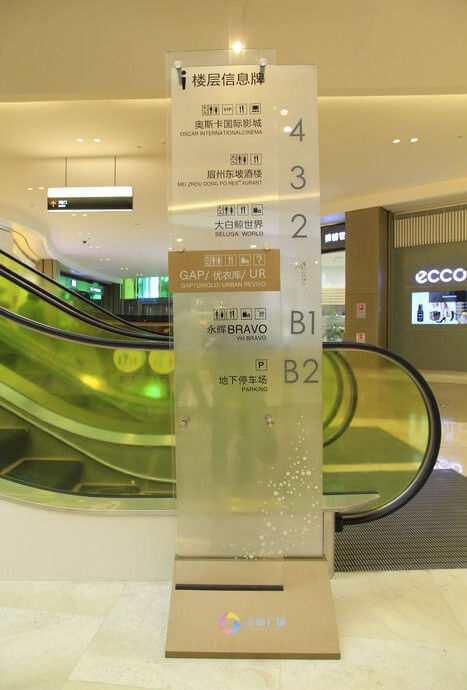 廈門(mén)樓層索引牌制作