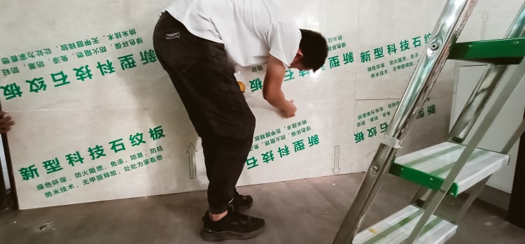中商創服集團公司logo墻設計制作+法國吉洛企業公司背景墻設計制作