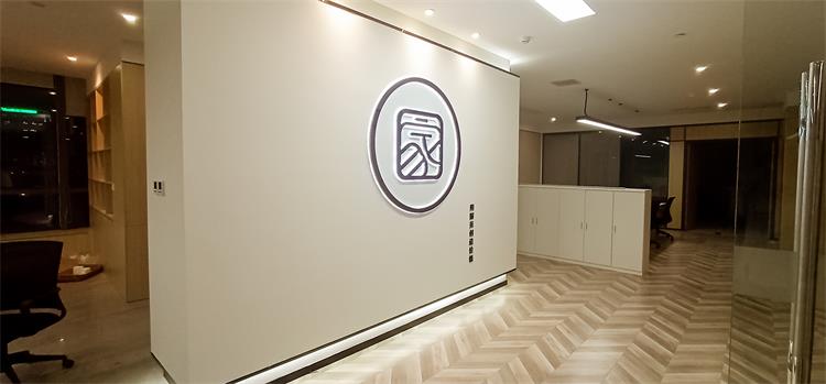 公司入門形象墻_公司背景墻設計制作