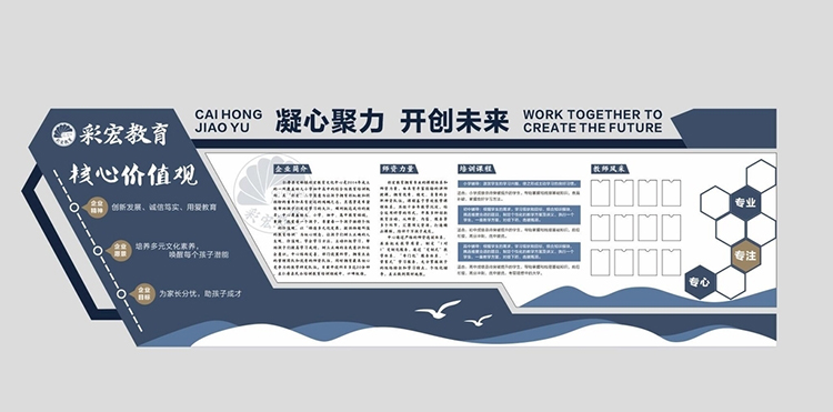 教育培訓機構文化墻文化墻
